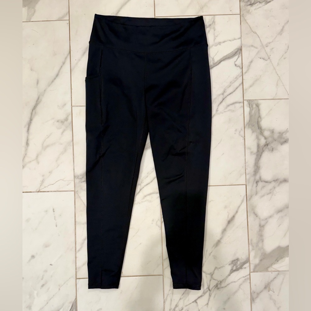 Lilly Pulitzer Black High-Waist Leggings with Side Pockets
